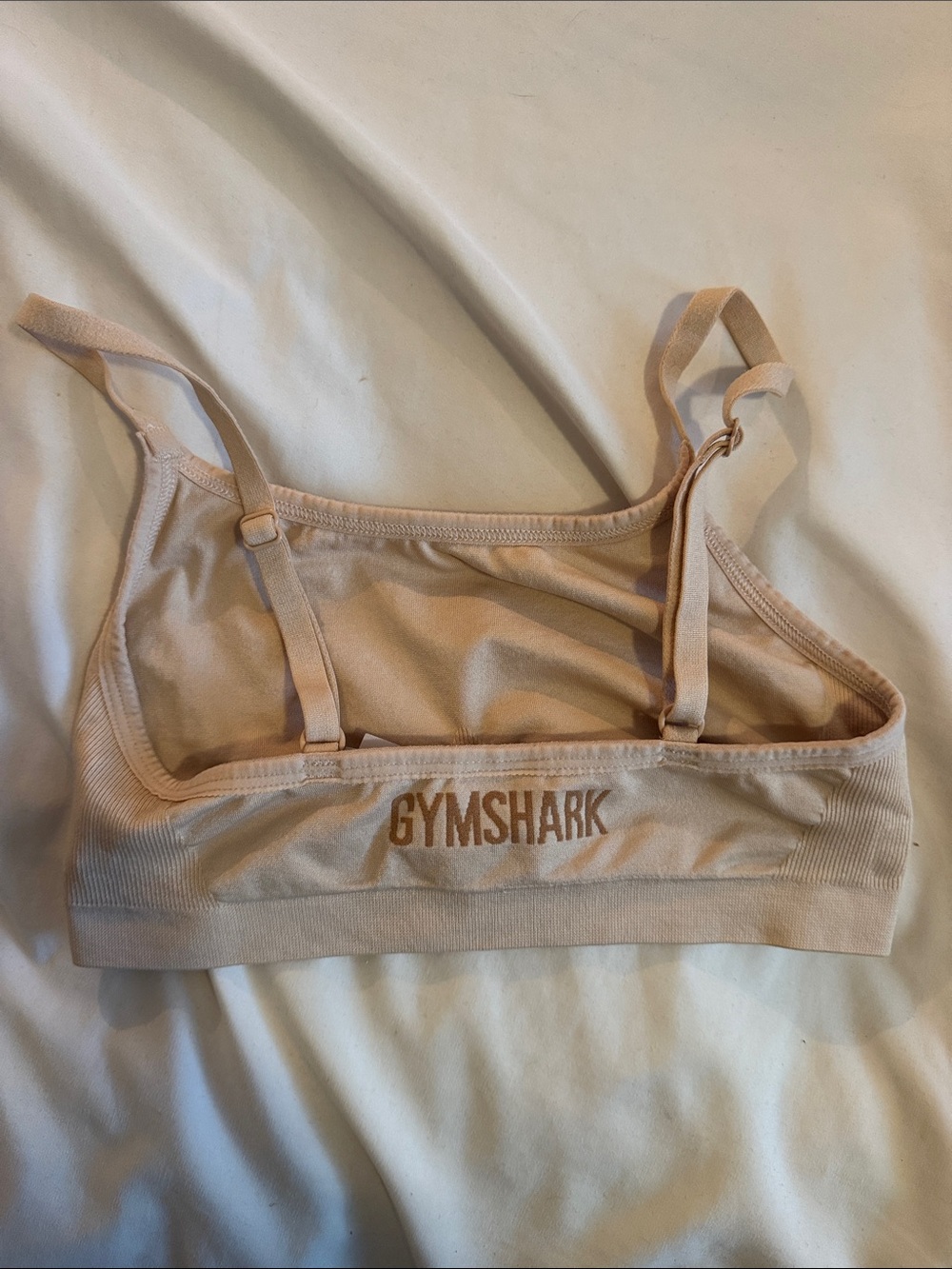 Gymshark Women’s Beige Swim Crop Top